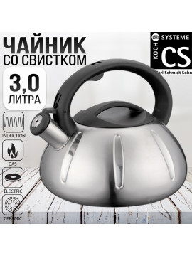 Чайник металлический 3 л.  CS-Kochsysteme 096601