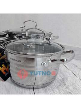 Набор кастрюль из 6 предметов Hoffmann HM-5106-3