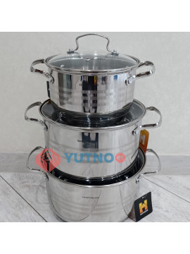 Набор кастрюль из 6 предметов Hoffmann HM-5110-8