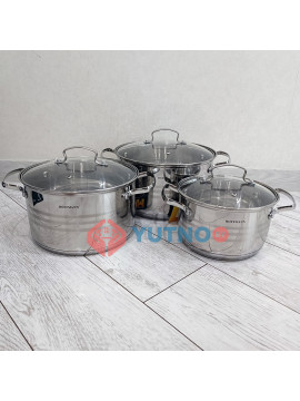 Набор кастрюль из 6 предметов Hoffmann HM-5110-2