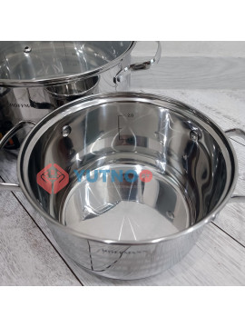 Набор кастрюль из 6 предметов Hoffmann HM-5110-5