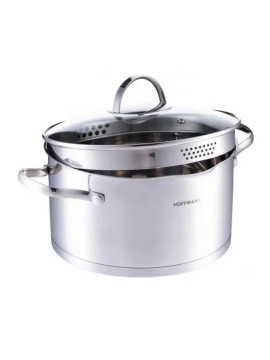 Кастрюля со сливом 2,6л. Hoffmann HM-5618