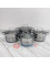Набор кастрюль из 8 предметов Rainstahl RS-1855-08