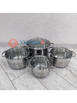 Набор кастрюль из 8 предметов Rainstahl RS-1855-08-2