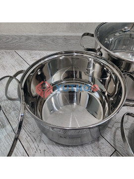 Набор кастрюль из 8 предметов Rainstahl RS-1855-08-8